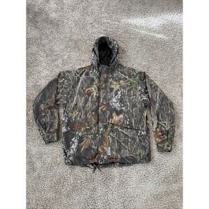 Browning Jacket Mens M Green Mossy Oak Camo Lined‎ Pre Vent Hunting XPO X Change